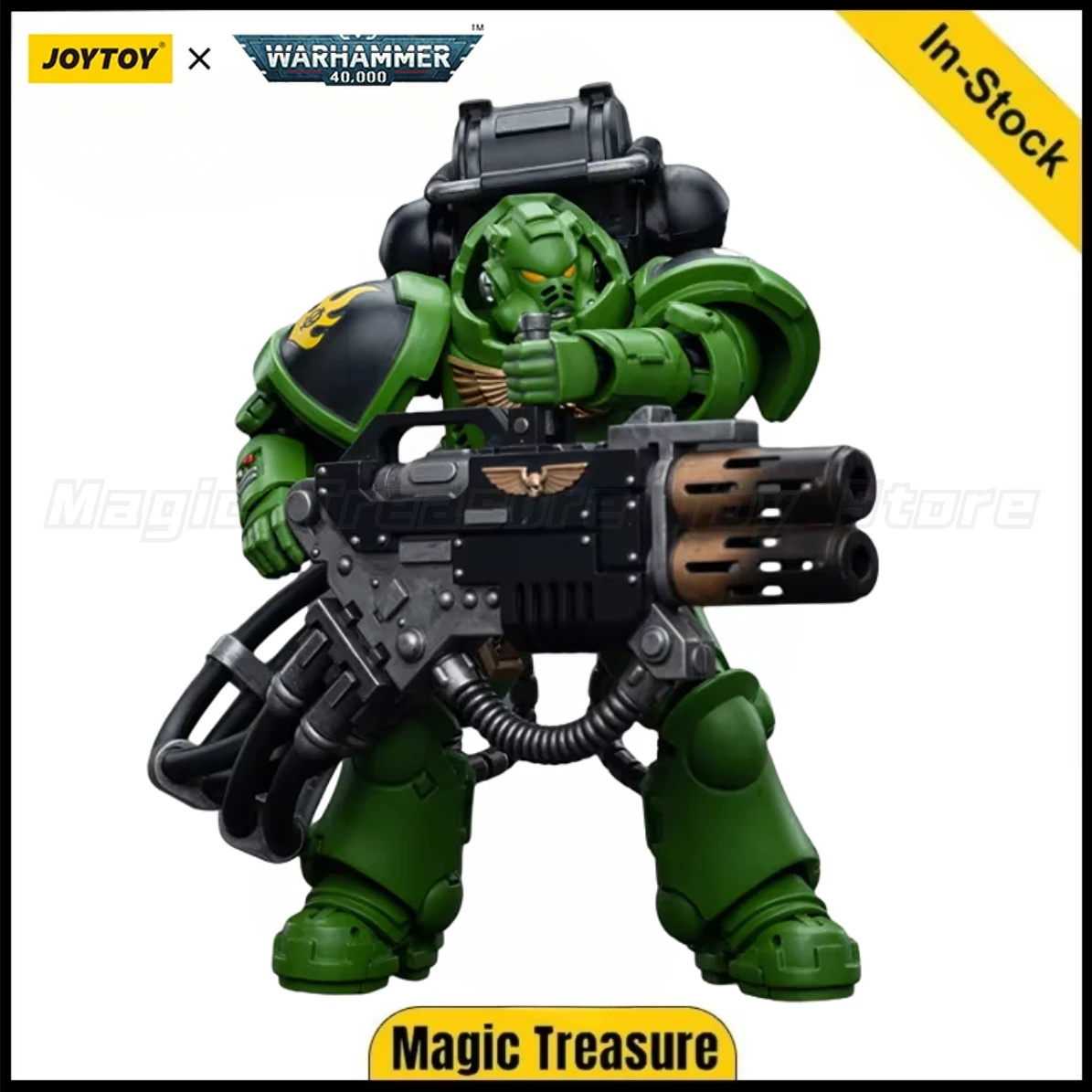 

【In stock】 JOYTOY 1/18 Action Figure Warhammer 40K Salamanders Eradicators Brother Xavak Anime Figures Toys Collection Model