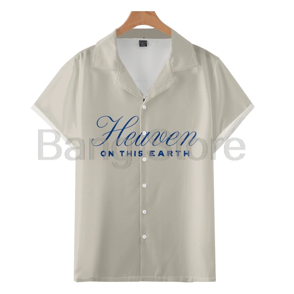 Forrest Frank Heaven On This Earth Shirt Damen Herren Camp Kragen Kurzarm V-Ausschnitt Shirts