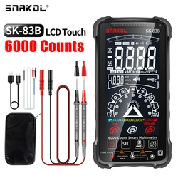 SK83B Smart Digital Multimeter Touch 6000 Counts Multimetro Test Rechargeable Multitester AC/DC Voltage Tester Current Tools