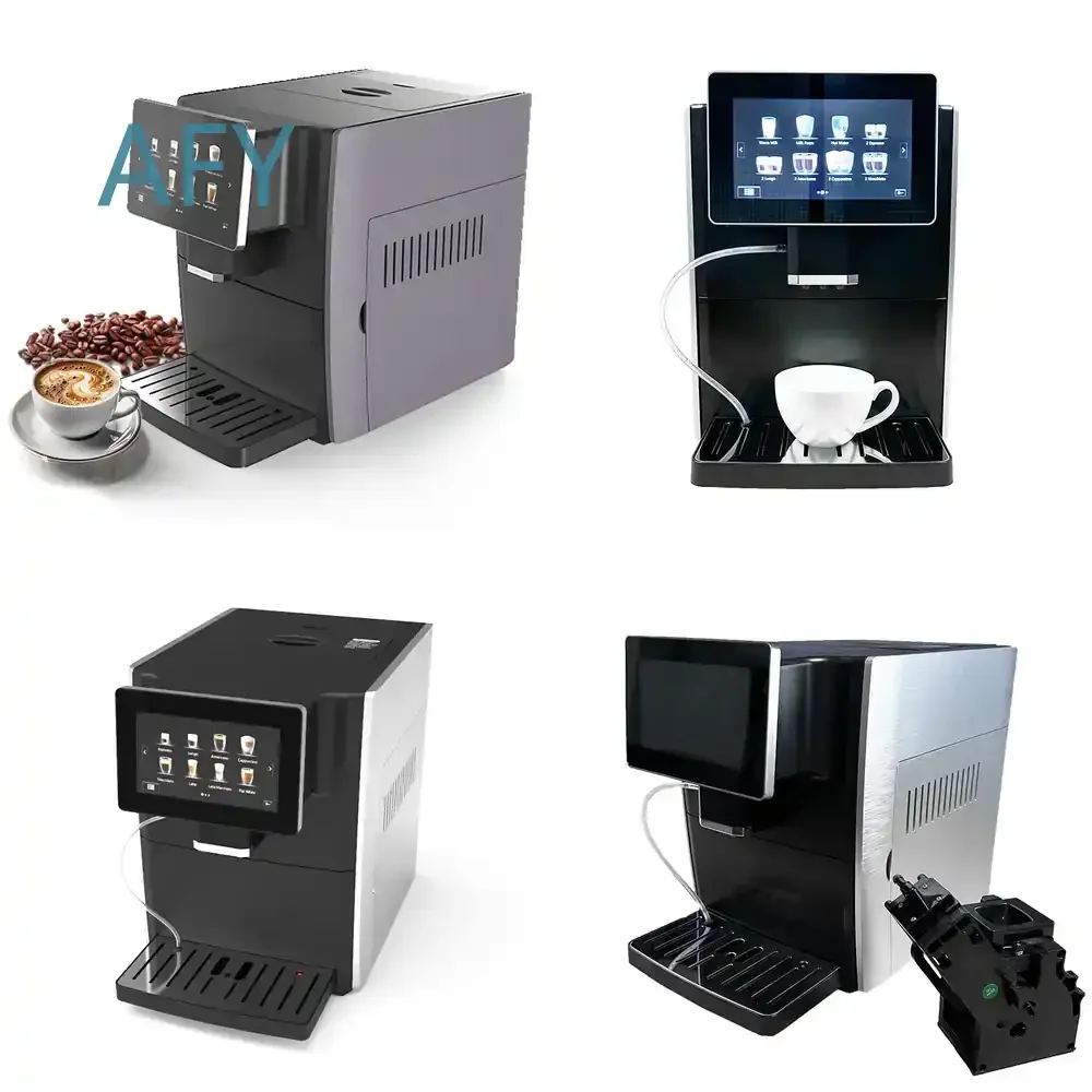 Professional Touch Screen Display Espresso Machine for Fully Automatic Coffee Maker with 19 Bar Italian Pump for Home and