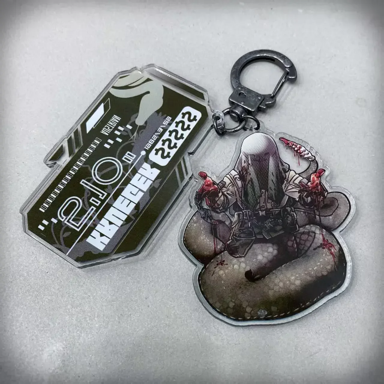 COD Call Of Duty Konig Nikto Ghost Keegan Krueger Cartoon Acryl Schlüsselanhänger Telefon Schlüsselanhänger Schlüsselanhänger für Mädchen Geburtstagsgeschenk