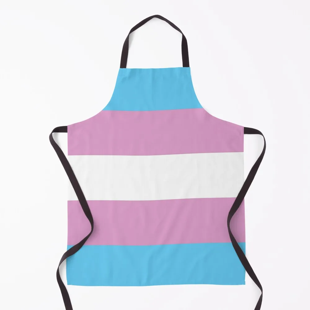 

Trans Pride Flag Apron custom women's kitchen Kitchen Things For Home Apron