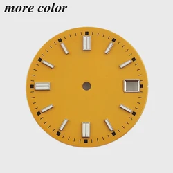 new styles Watch dial 28.5mm Green Luminous Watch Sterile Dial nh35 dial Customizable Watch Accessories For NH35/36 Movement