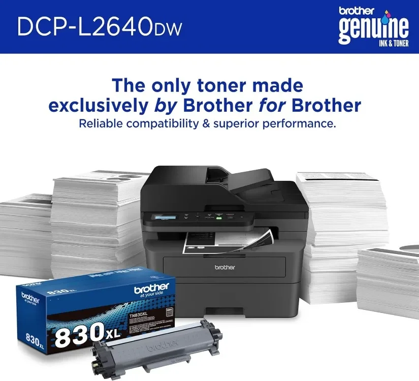 

Wireless Compact Monochrome Multi-Function Laser Printer with Copy and Scan, Duplex, Mobile, Black& White