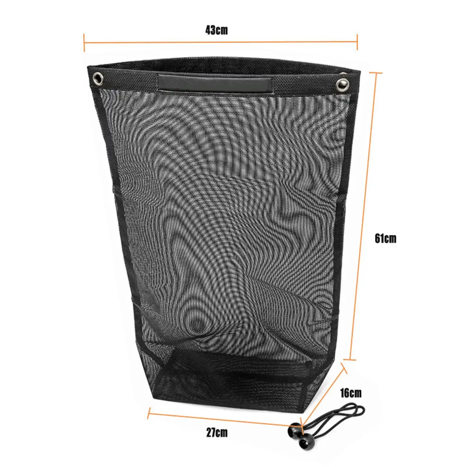 Sac de rangement pour poubelle UTV Beach Bumosquito, pratique, montage universel, réutilisable, portable, grill, sac de collecte, SUV