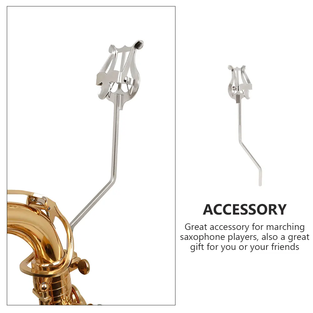 

Portable Music Stand Alto Sax Clamp Holder Score Clips Fixture Iron Sheet Music Clip Compact Lightweight Practical