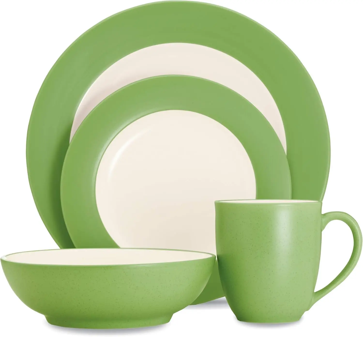 

4-Piece Colorwave Rim Place Setting, Green