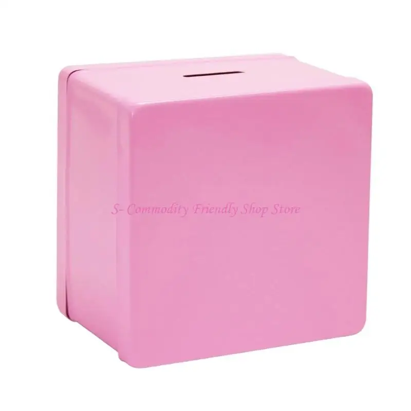 85AE حاوية احتياطية معدنية دائمة 2 هيكل وصول لتخزين النقود لعبة تعليمية لمفاجأة الأطفال في العطلات #3