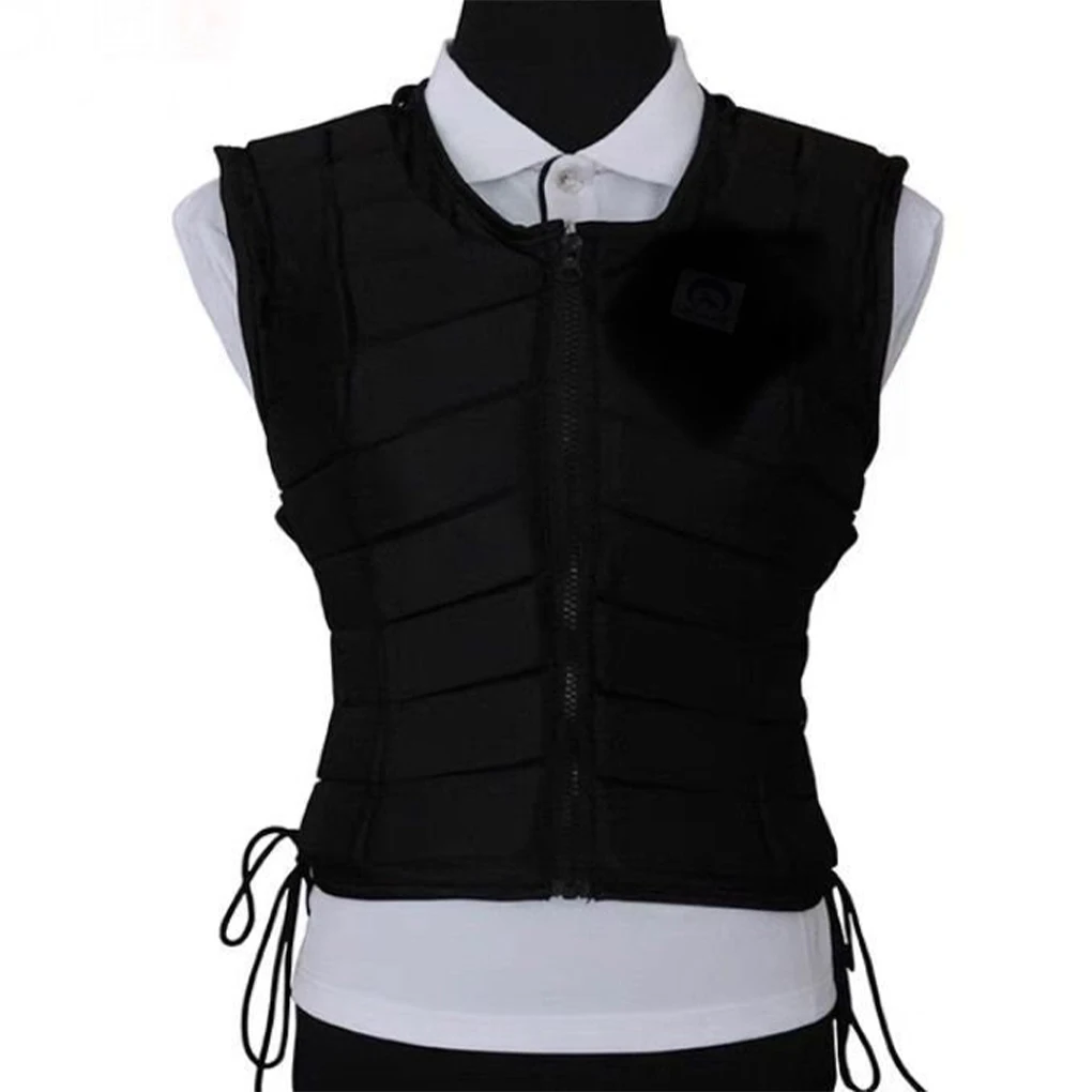 Comfortable Horse Riding Equestrian Vest For All-Out Protection Safe And Reliable Horse Riding Vest Black M
