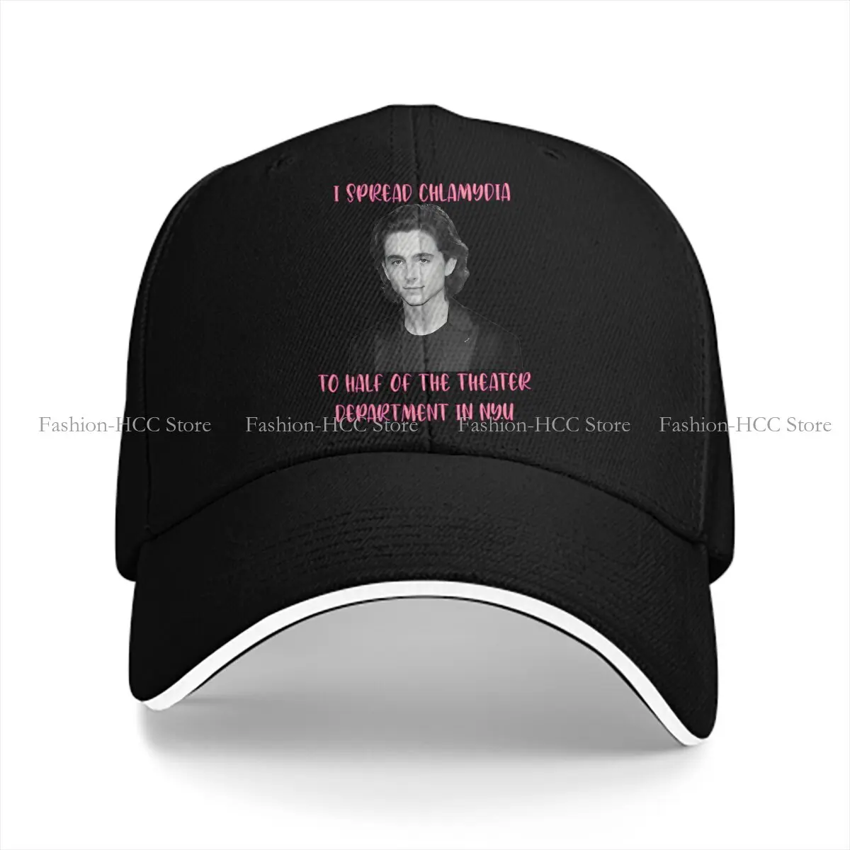 Pure Color Dad Hats I Spread Chlamydia Hat Sun Visor Baseball Caps Timothée Chalamet Peaked Cap