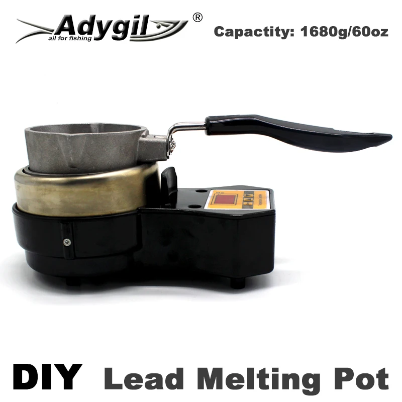 Adygil Olla de fusión plomo pesca - Jig head molde plantilla - imagen 2