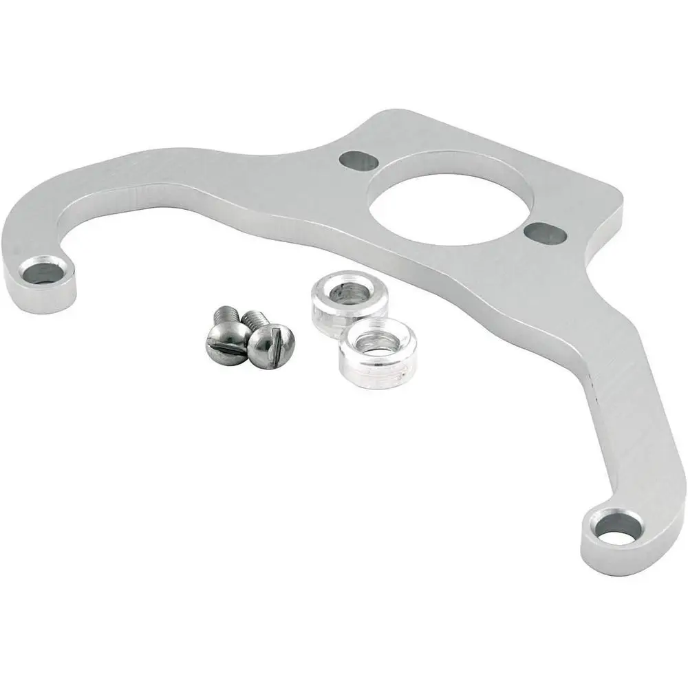 

Perormance ALL54286 Silver Anodized Billet uel Regulator Mounting Bracket or 4500 Style Series Carburetor and Holley Regulator