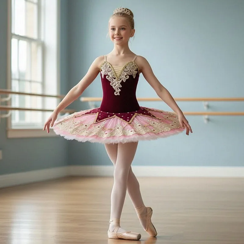 

Summer Family Matching Outfits Tutu Mother Kids Ballet Leotard Dress Girl Dance Costume Mom Daughter Women Clothes Girls Dresses