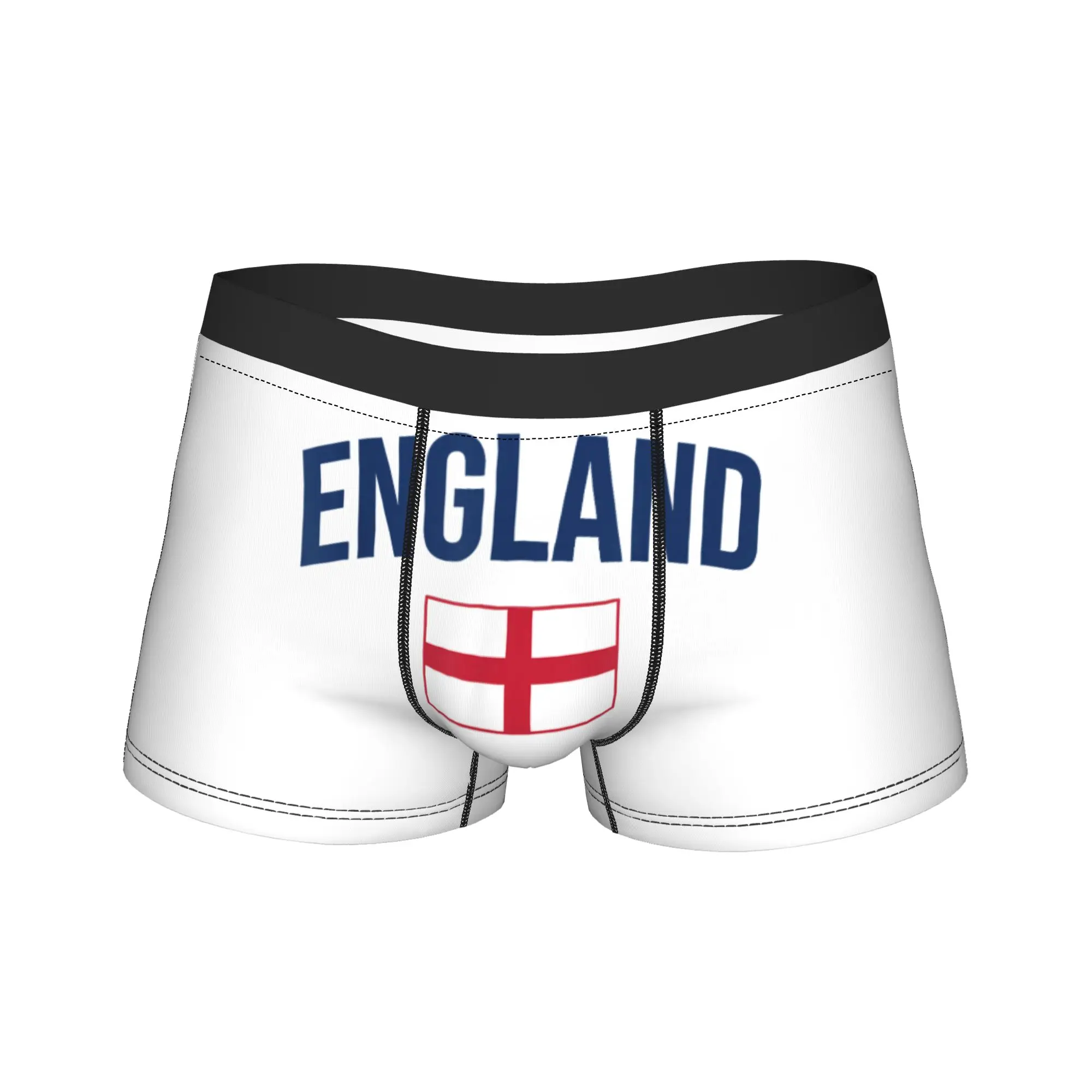 England Flag of England Underwear  Male Boxer Brief Classic Boxershorts Quality Print Large Size Panties