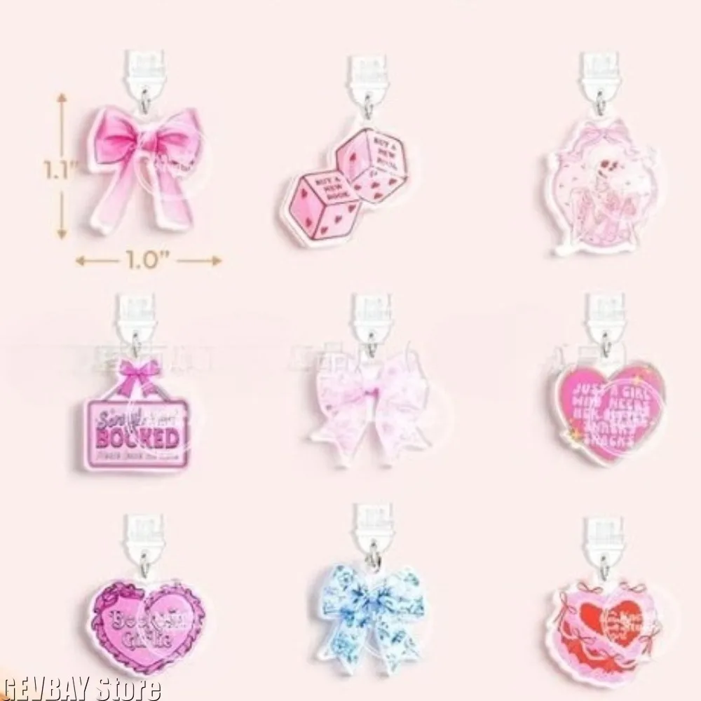 1 Set  Acrylic Phone Dust Plug Kindle Book Lover Gift for IPhone 15 16 17 Type C view 5