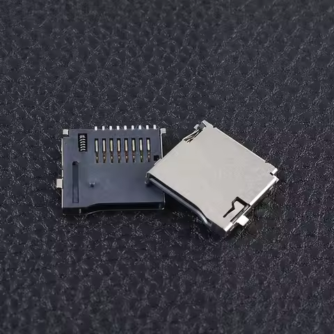 SD Card Socket Adapter Automatic PCB Connector SD card slot connectors,TF card deck, fit for phone, tablet, Vehicle Naviga