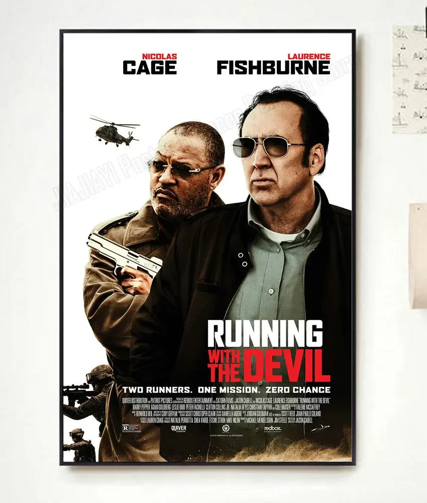 NP089 Running with the Devil Movie Classic Film Fashion Trend Beautiful Home Art Decor Silk Poster Wall Sticker Deco Gift