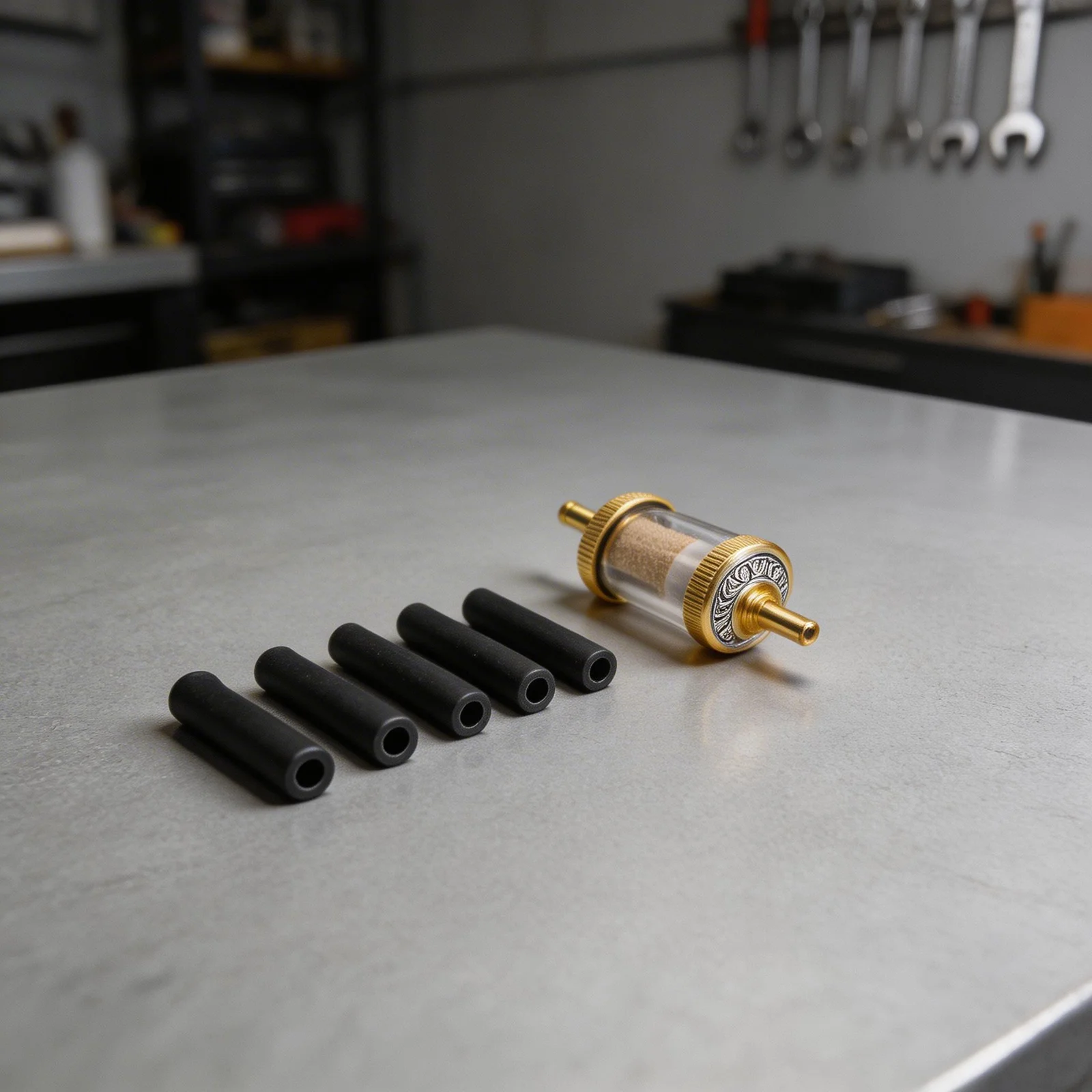 Diesel Heater Fuel Tank Riser Kit 18PCS with Filter Tube Hose Clip Compatible with Standard Parking Heater Models