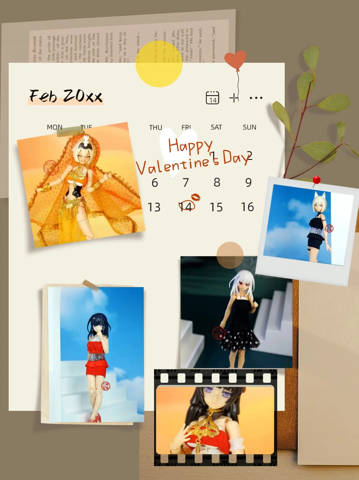 

【No Figure】Pre-sale 1/12 Scale Female Soldier Exotic Style Set Dress Bodycon Dress For 6'' Action Figure Fit Azone Mobile Suit