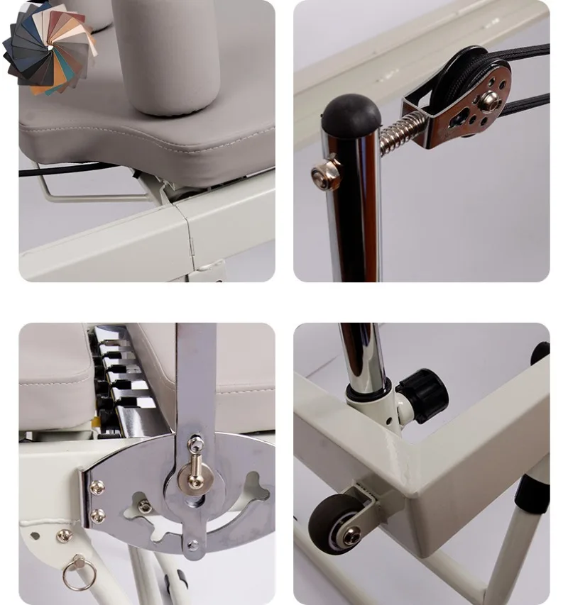 Pilates Reformer Workout Machine for Home Gym Cardio Fitness Rebounder Folding Reformer Pilates for Home Gym Total Body Training