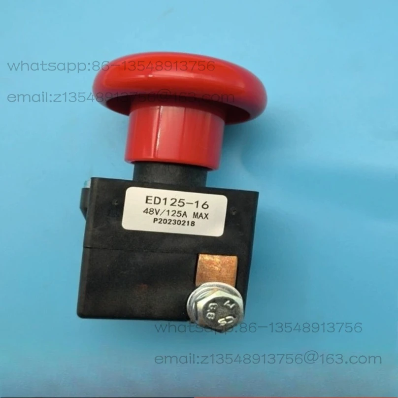 Electric forklift power-off switch ED125-16 emergency stop switch spot factory direct sales