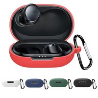 Silicone Headphone Protective Cover Shockproof Washable Wireless Earphone Case Soild Color for Anker Sound Core Space A40