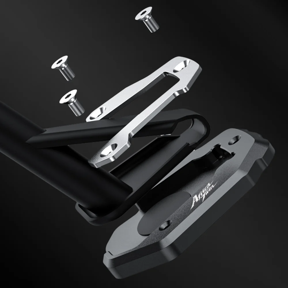 For Honda CRF1100L CRF 1100 L L4 Africa Twin 2020-2025 Motorcycle CNC Kickstand Foot Side Stand Extension Support Enlarge Plate