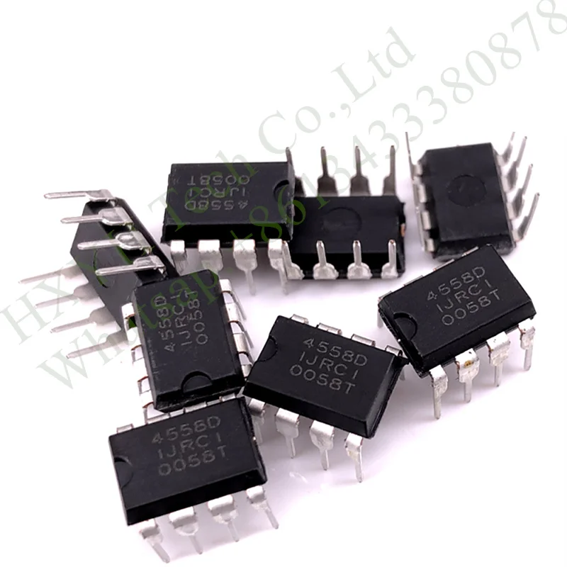 (10-50pcs/Bag) Newly Imported Original JRC4558D Dual Channel Op‑Amp Chip SOP‑8/DIP‑8 Dual‑Channel Operational Ampli