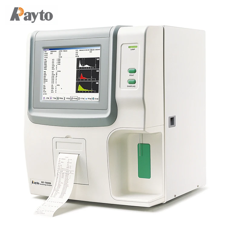 Promotion! Rayto RT-7600 hemato logy Analyzer 3-part Cbc bl ood Test Machine