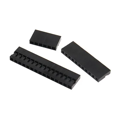 100PCS DuPont 2.54mm Multi Plug Connector Terminal Plug-in Housing 1 x 1P to 10P