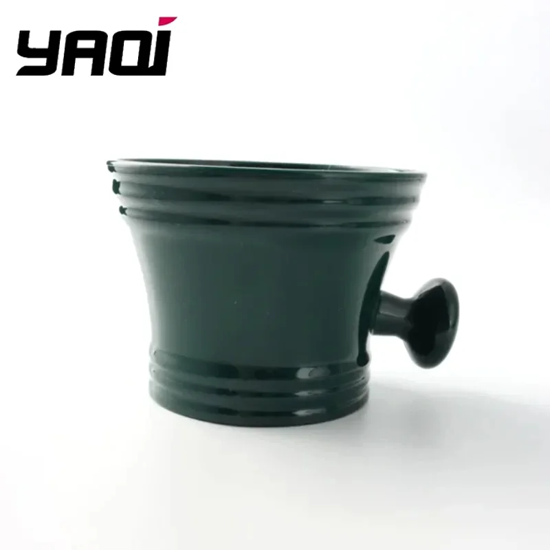 2026 Flash Sale！YAQI ABS Plastic Green Color Shaving Bowl For Men | Lightweight Grooming Tool Gift | Zero Irritation Design