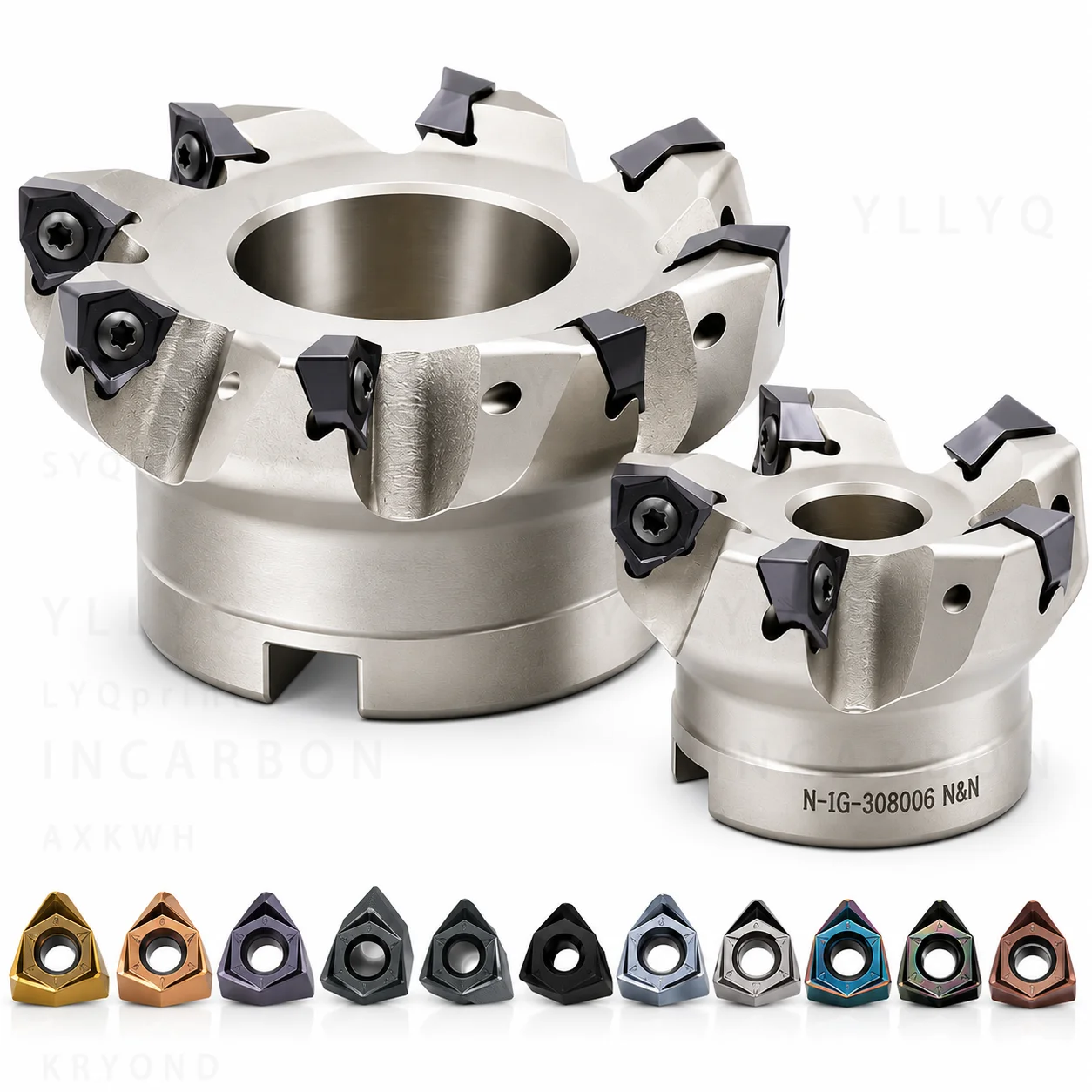 MFWN 90 Degree 50mm 63mm 80mm Heavy Cutting Face Mill Cutter for WNMU080608 Double Sided Carbide Inserts CNC Tool