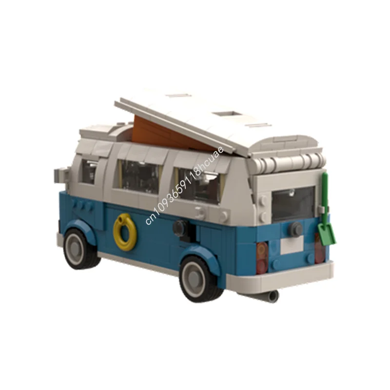 681 pièces MOC Volkswagen CamperVan figurines modèle blocs de construction jouets d'architecture assembler idée cadeaux de noël brique enfants