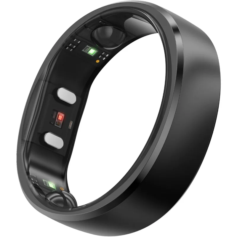 

World’s First Smart Ring with Sleep Apnea Monitoring, No APP Subscription, 12-Day Battery Life, Stress/Heart Rat