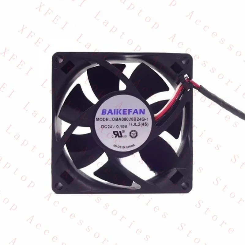 

F for BAIKEFAN DBA08025B24G-1 24V 0.19A 8025 8CM inverter cooling fan