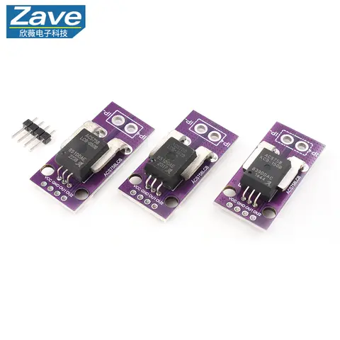 Module de capteur de courant Hall 50A -200A, linéaire analogique AC DC 3.3V-5V ACS758 ACS758LCB-050B 100B-PFF-T pour connecteur de modèle Arduino RC