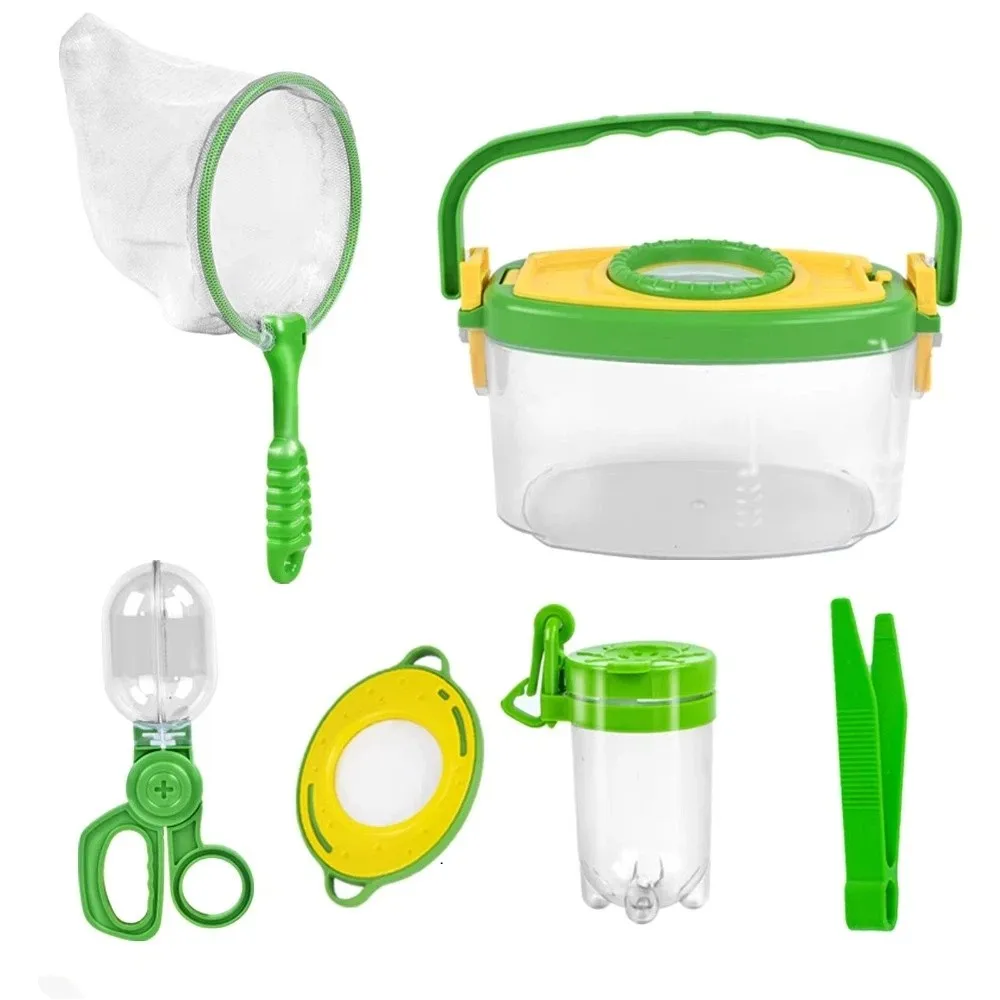 

Male Jar Outdoor Adventure Set Clip Toy Feeding Box Nature Exploration Tool Clamp Tweezers Insect Cage Collector