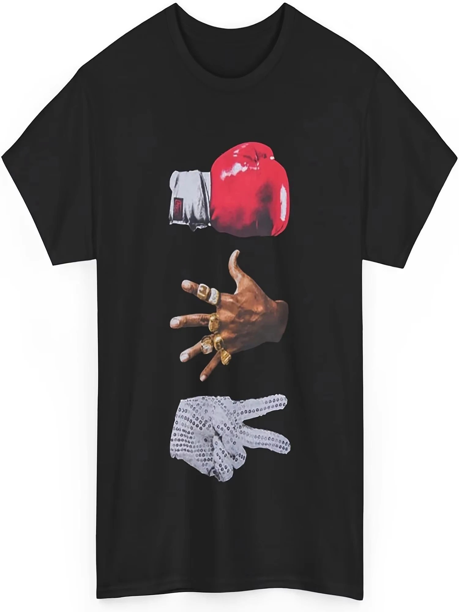 100 % Baumwolle – 3 Mikes Grafik-T-Shirt für Herren, Tyson Jackson, kurzärmelige T-Shirts