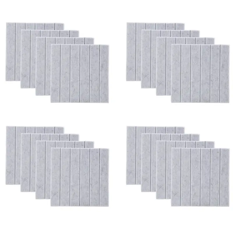AS63-12 Pcs Sound-Absorbing Panels Sound Insulation Pads,Echo Bass Isolation,Used For Wall Decoration And Acoustic Treatment