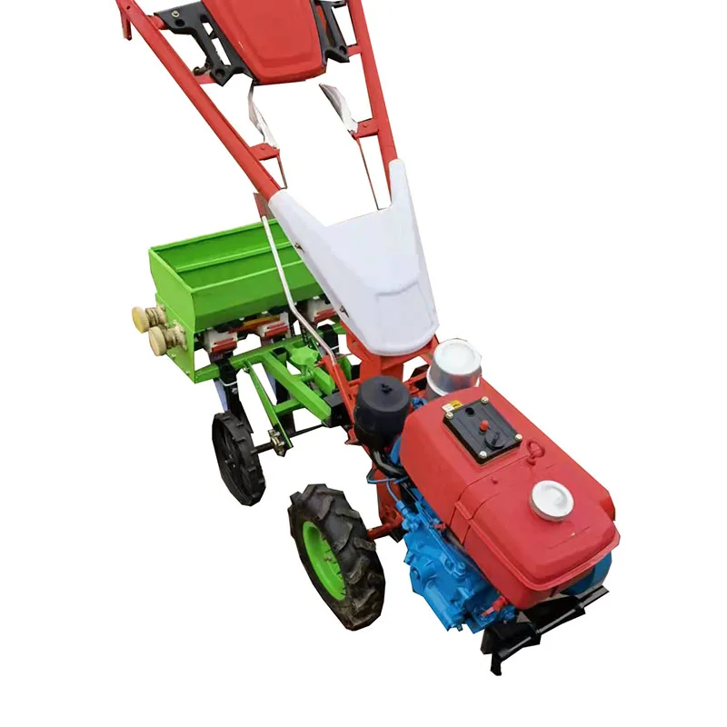 Hand-held diesel engine power cultivators Fertilizing and sowing machine for agriculture