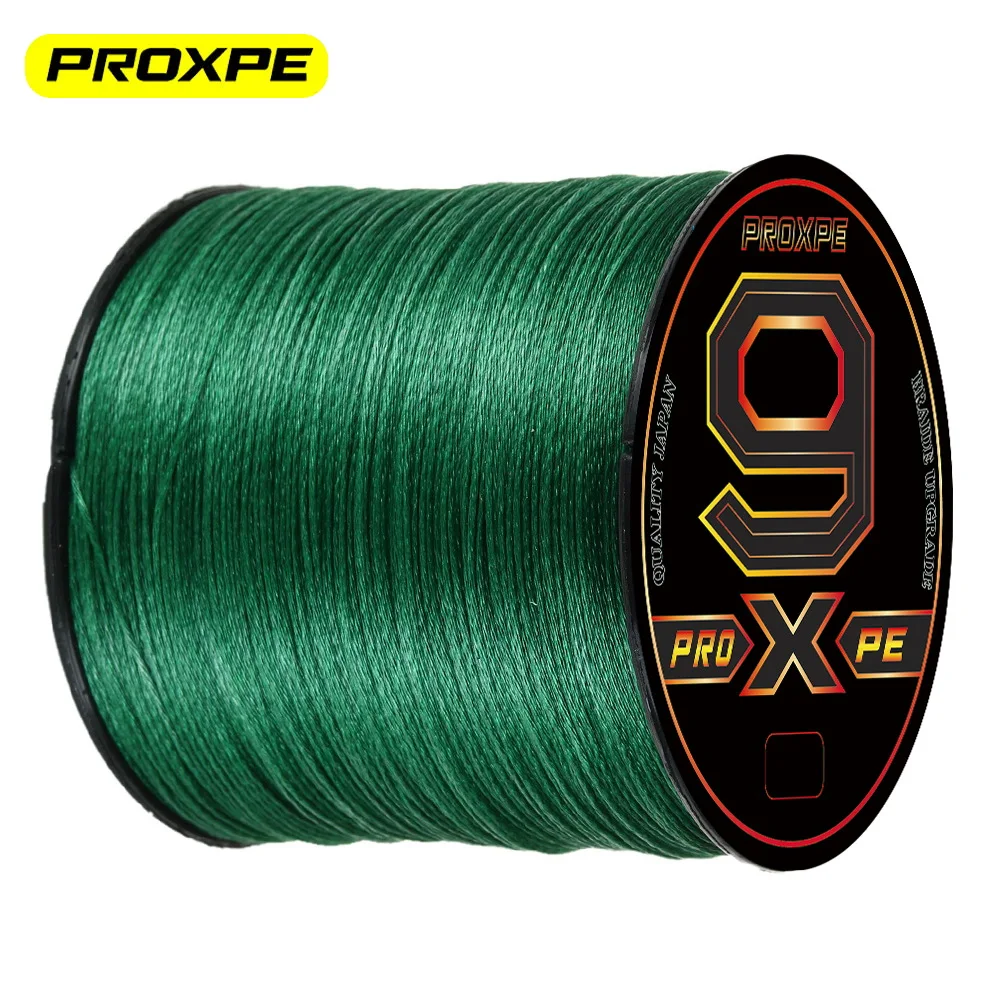 

PROXPE Braided 300M 500M 1000M 100M 9 Strands PE Fishing Line 22-100LB Leader Line Fly Carp Wire Super Strong Accessorie