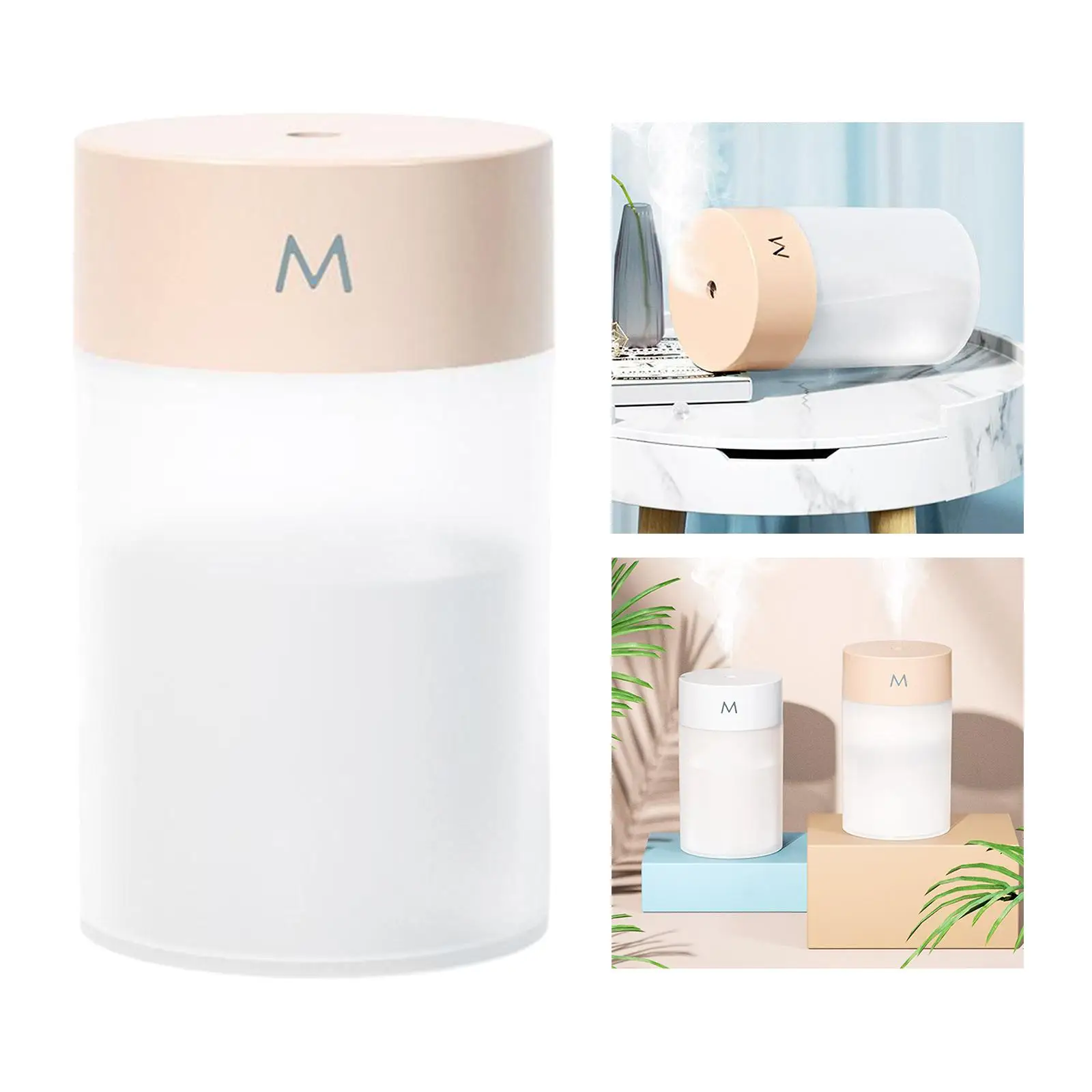 Umidificador e Difusor de Ar Ultrassônico, 260ml, Carro, Quarto, Escritório, Mesa, Pacote 2-4