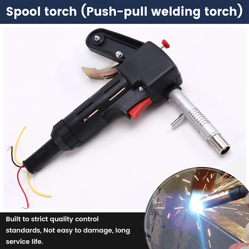 HOT! NBC-200A MIG Welding Spool Push Pull Feeder Welding Torch Welder Welding Torch With Gear Two Gas Welding Torch