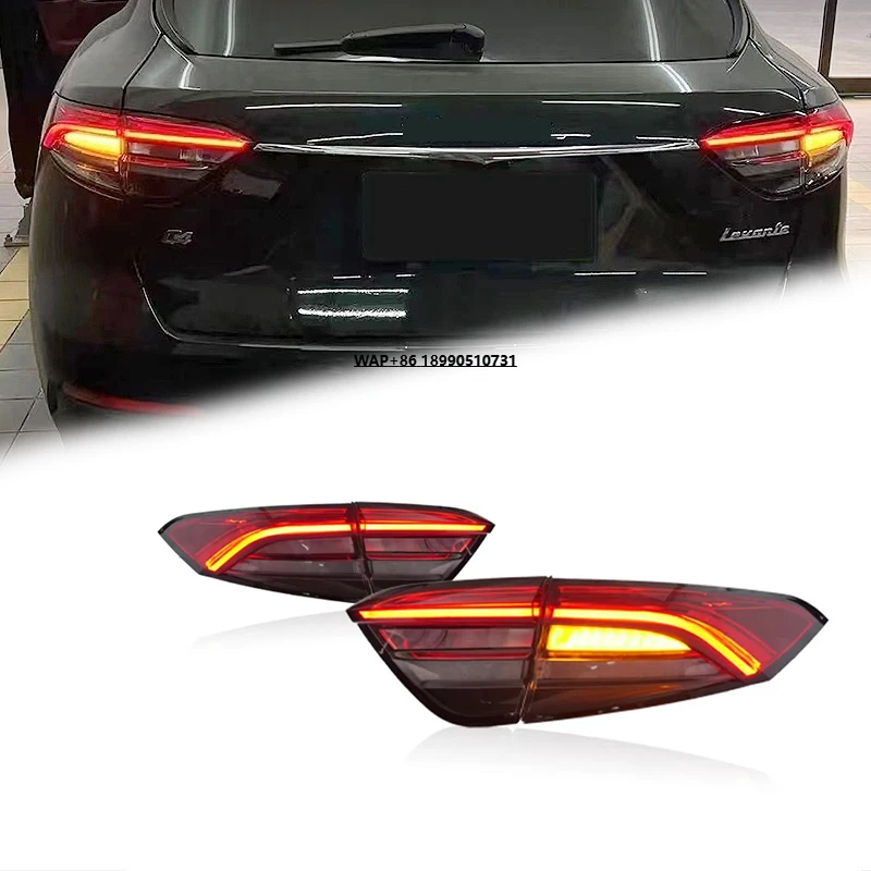 

FT Car Lights for Levante Taillights 2016-2020 LED Tail Lamp Dynamic Turn Signal Light Car Taillights Assembly