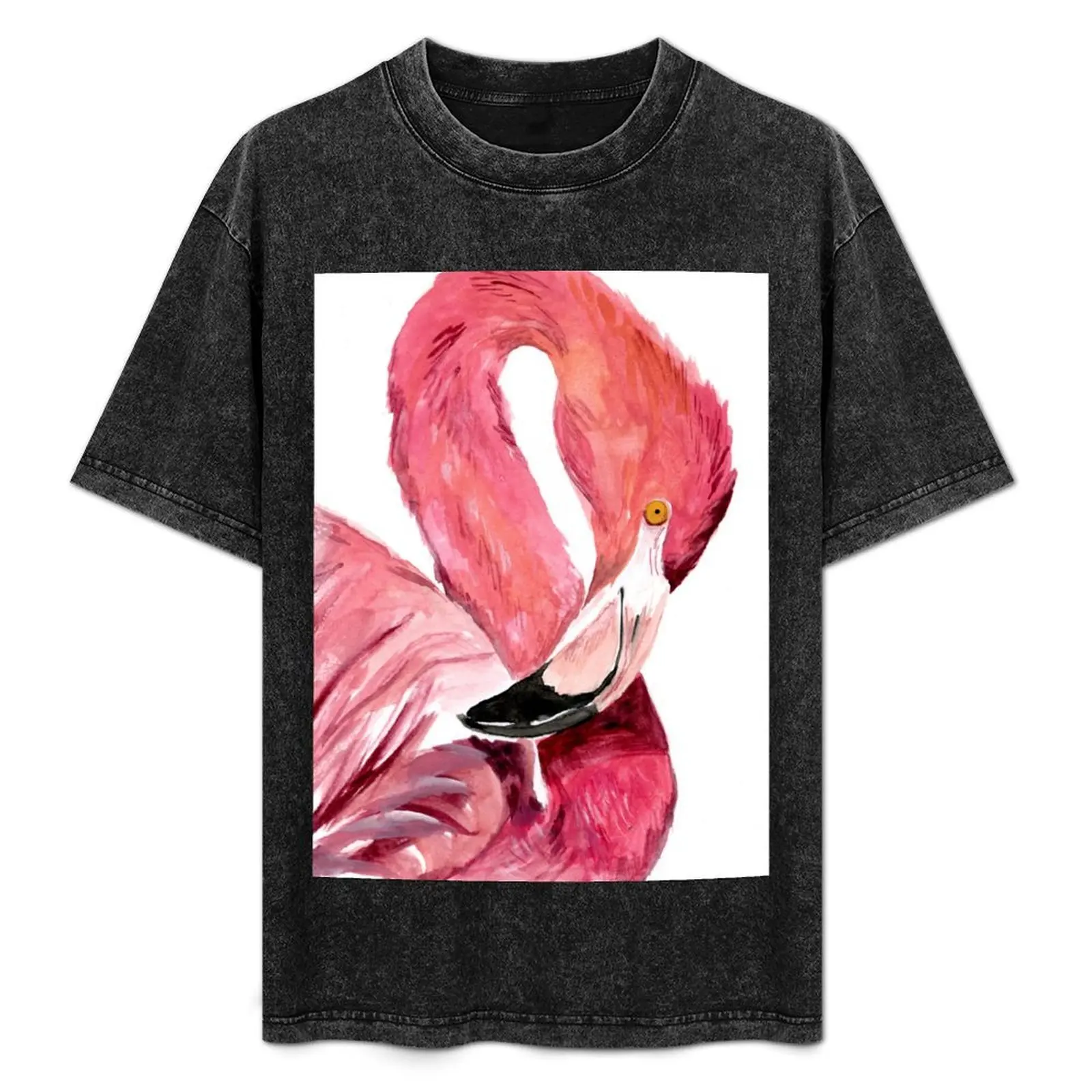 

Flamingo T-Shirt clothes blanks boys animal print croswit shirt man funny t shirts men