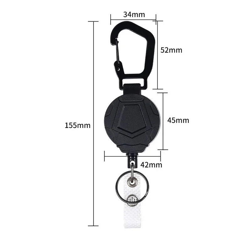 Sporty Retractable Key Ring Car Keychain for Isuzu ASCENDER D-MAX PANTHER