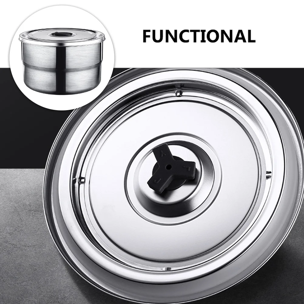 

Leakproof Freshness Keeping Stainless Steel Storage Box 1000ml Food Container Kitchen Storage Fruits