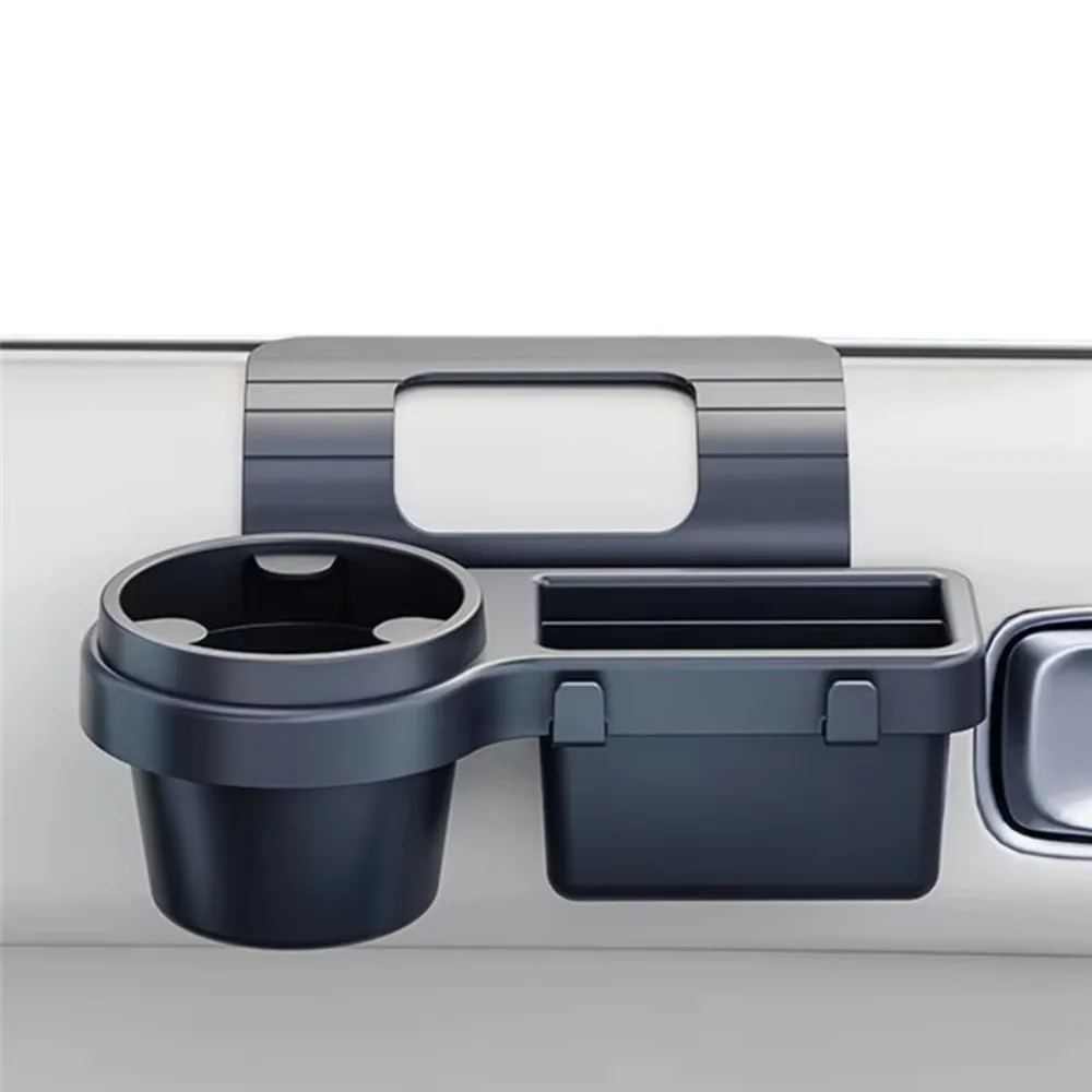 Cup Holr And Phone Mount Tray Includ In Car Door Window Storage Box Organizer