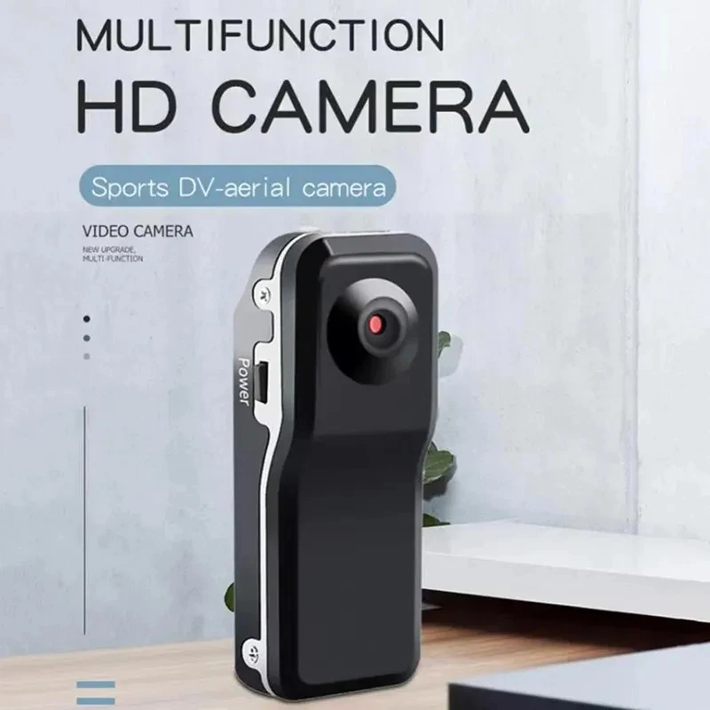 HD Camera Body Mini Camcorder Mount Portable Video Record Nanny Security Cam Small Sports Car DVR Webcam For Smart Home Office