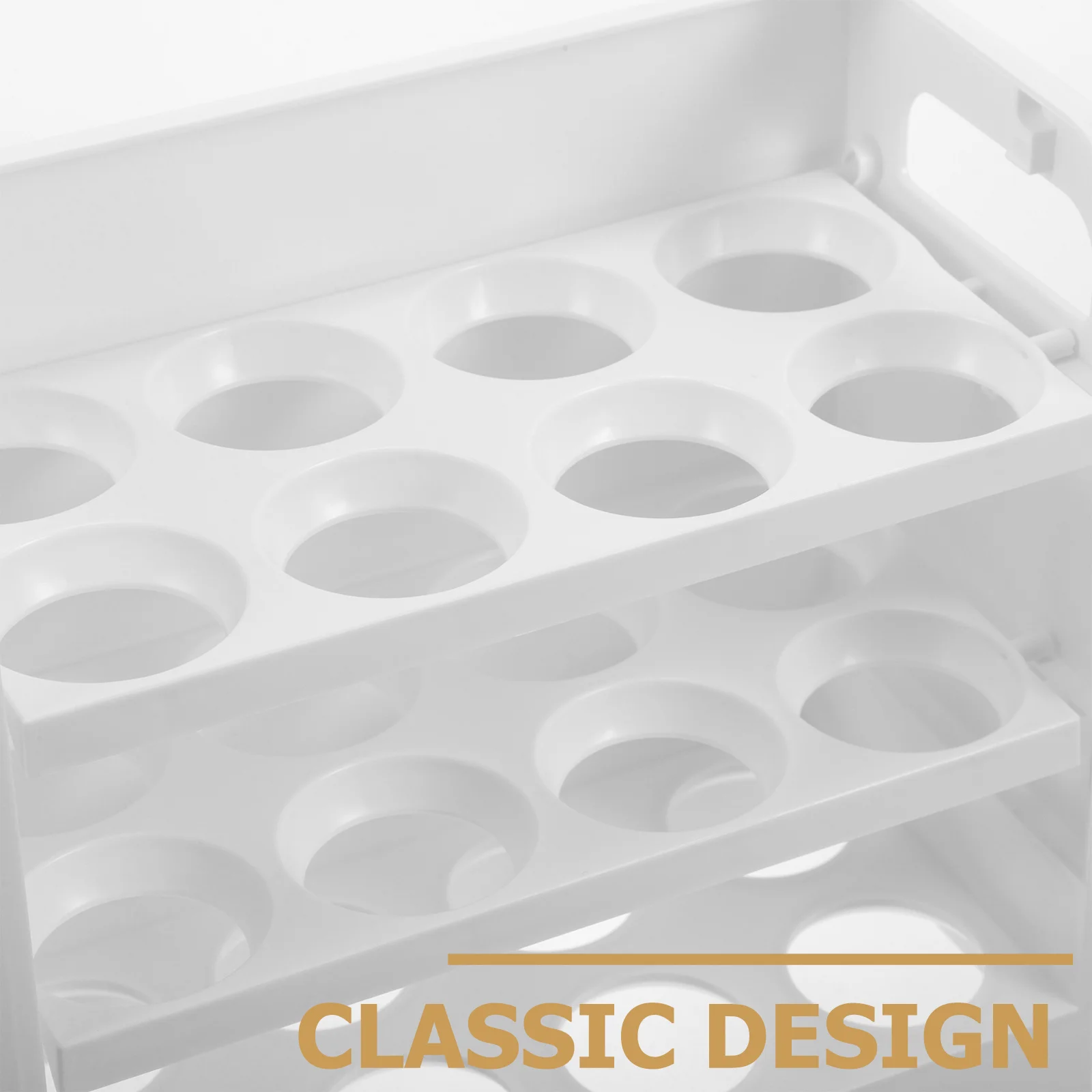 

3 Layers Storage Box For Refrigerator Door Fridge Egg Holder Stand Rack Organizer 3-Tier Egg Keeper Container For Kitchen Home